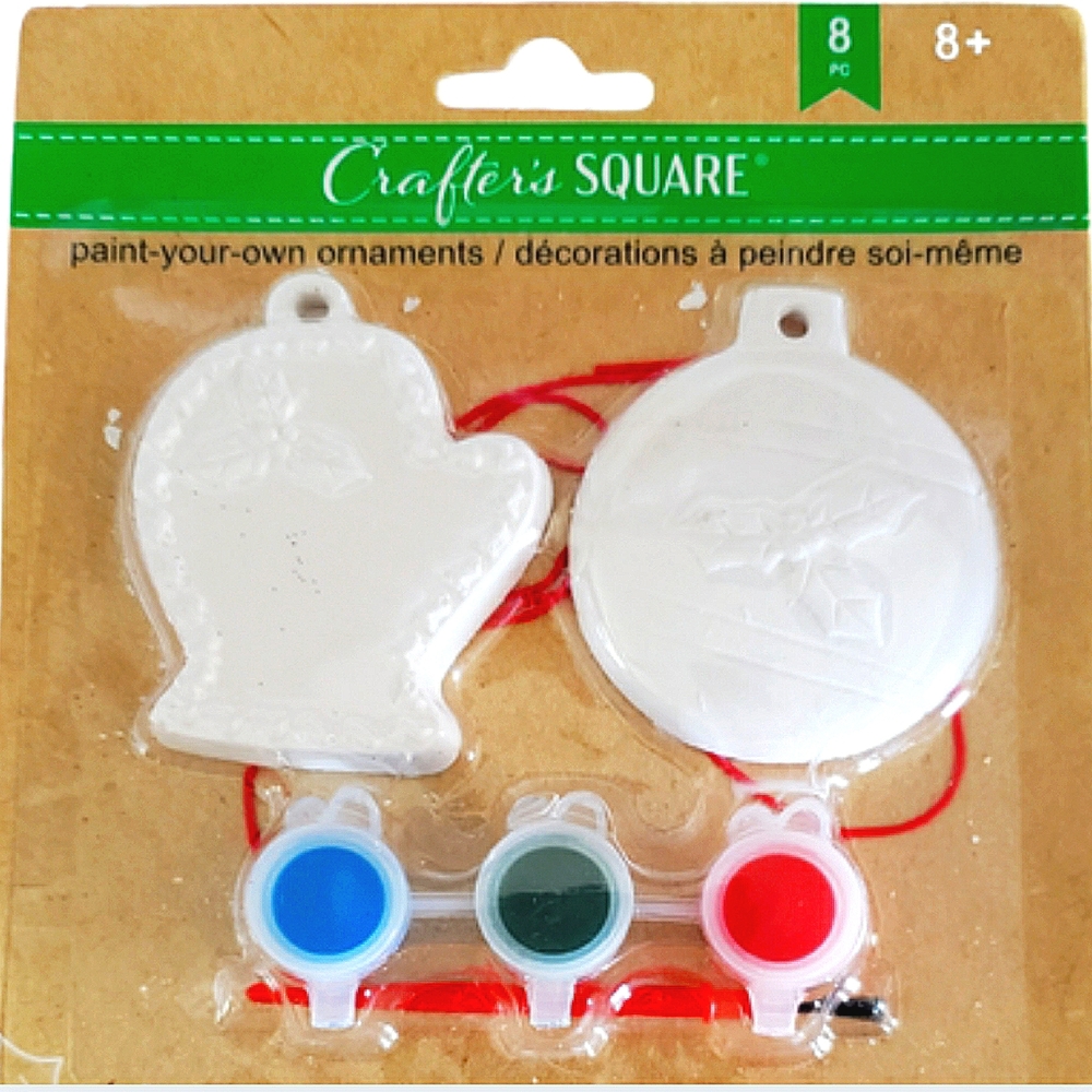 🥳🟩🌲NEW/PAINT YOUR OWN ORNAMENT🌲